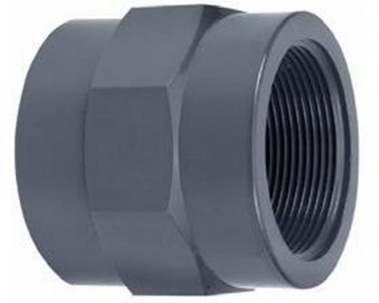 PVC druk schroefbus met binnendraad 50mm x 1
