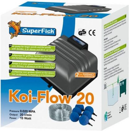 SuperFish Koi-Flow 20 luchtpomp