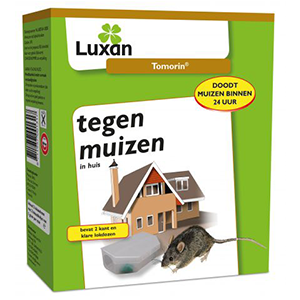 Luxan lokdoos tegen muizen in huis- Tomorin