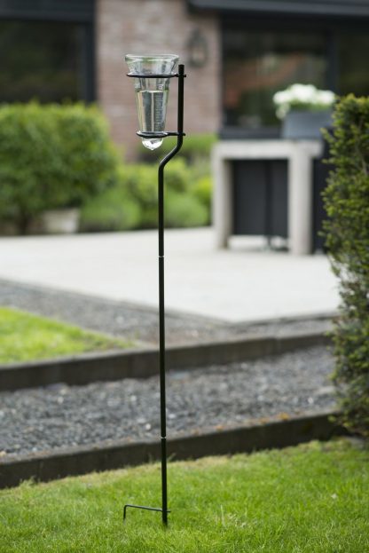 Nature glazen regenmeter op steel - Afbeelding 5