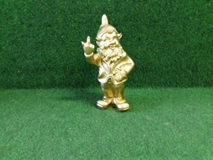 kabouter met middelvinger goud