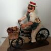 Slager op fiets