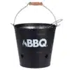 Barbecue Emmer zwart 26cm