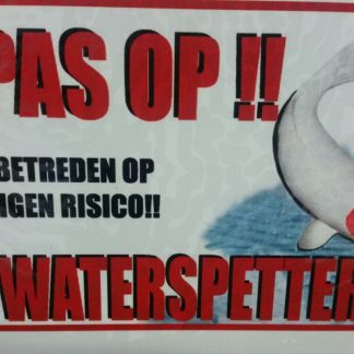 Bordje Pas op Waterspetters 4