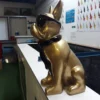 Bulldog goud zwarte zonnebril