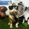 Bulldog goud zwarte zonnebril