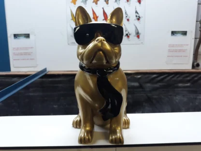 Bulldog goud zwarte zonnebril