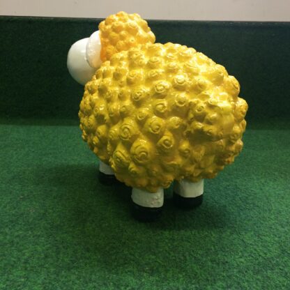 Mini lam met wol Geel - Afbeelding 2