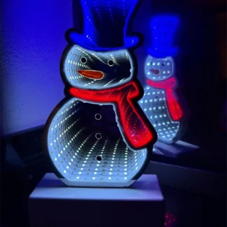 Sneeuwpop 3D Infinity effect usb timer batterij