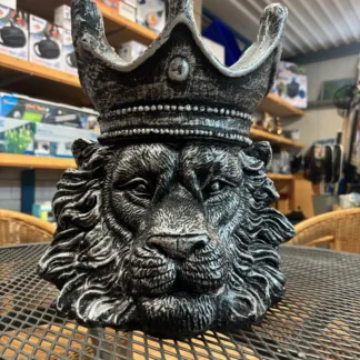 Leeuwenkop zilver klein