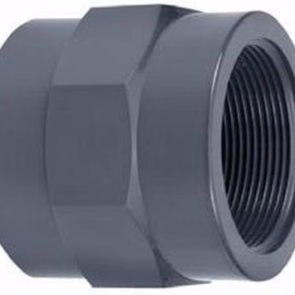 PVC druk schroefbus met binnendraad 50mm x 1