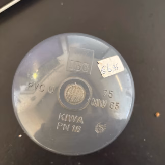 IBG PVC Eindkap Druk 75mm