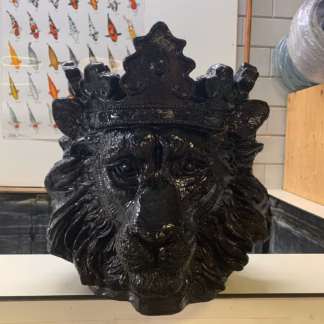 Bloempot Leeuwenkop Zwart