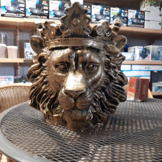 Bloempot Leeuwenkop Goud