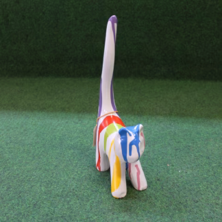 Poes wit met druppels klein