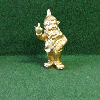 Kabouter met middelvinger Goud