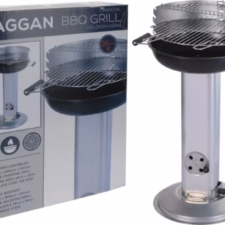 Vaggan RVS Barbecue rond op pilaar