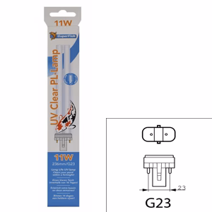 Superfish UV PL-lamp 11 Watt 167mm (G23)